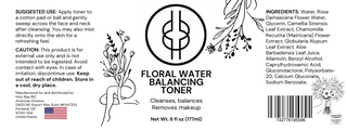 Floral Water Balancing Toner