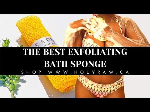 SAPOR - Ghanaian Exfoliating Body Bath Sponge | Holy Raw